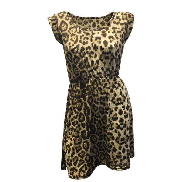 Rochie de vară cu imprimeu Leopard