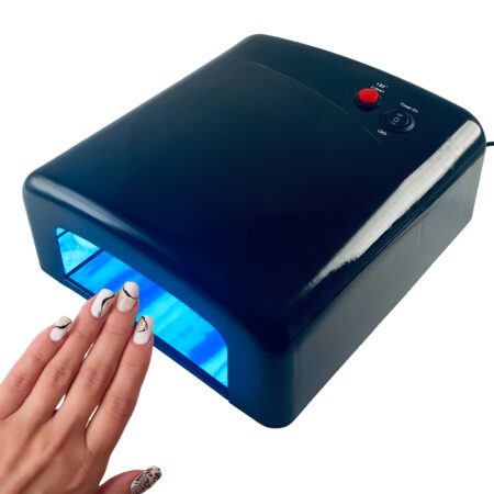 Lampa UV pentru unghii cu cronometru - 4 buc. becuri UV fotopolimerizare